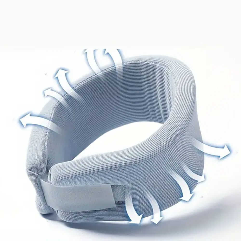 DELMU Penyangga Leher Collar Neck Cervical Support Adjustable Size L - D-34