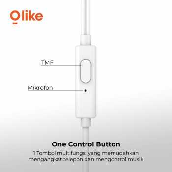 Jual Olike E20S Earphones Wired Comfortable Eartrip Audio