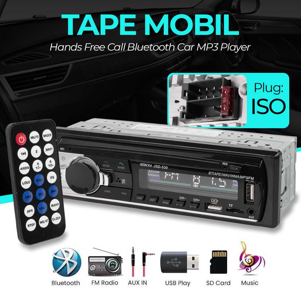 Jual Occkic Tape Mobil Audio MP3 Player Car Bluetooth Hands Free