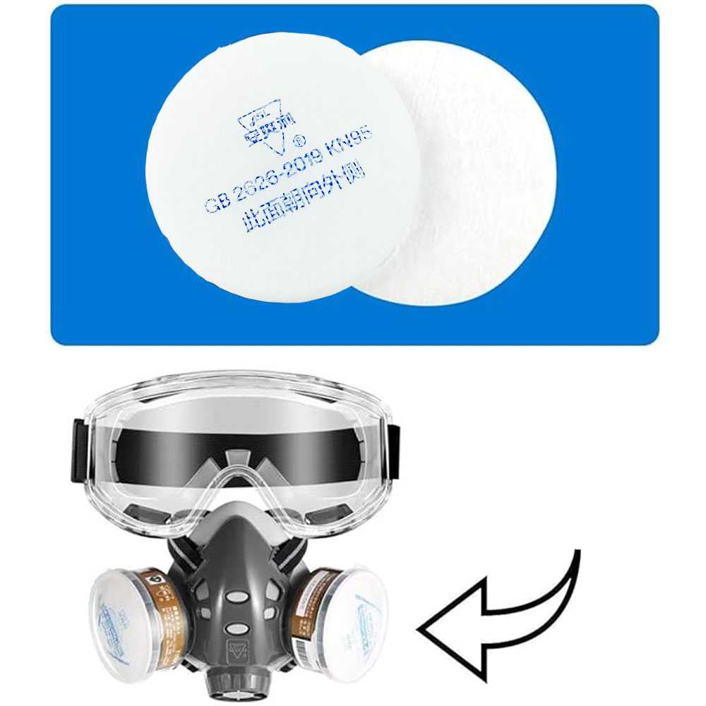 Jual ASL Filter Masker Gas Respirator Kapas Cotton 308 KN95 20
