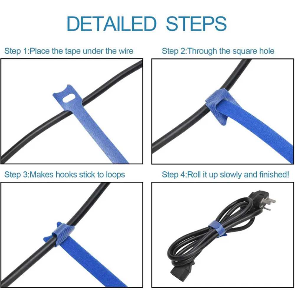 Yoss Velcro Strap Cable Management 150x12mm 50 PCS - YS50 - Gambar 5