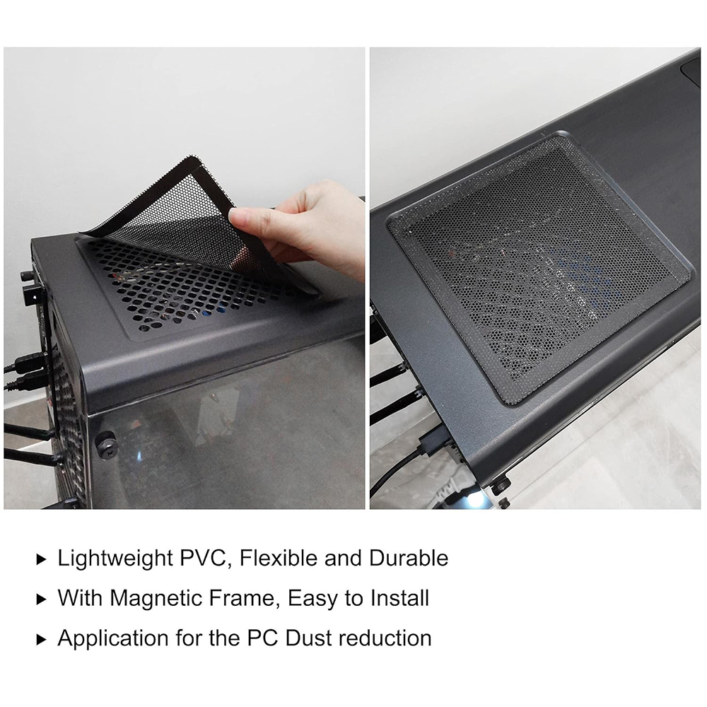 Lopinkaer Filter Debu Case PC Komputer Magnetic Cooling Dust Net - A2
