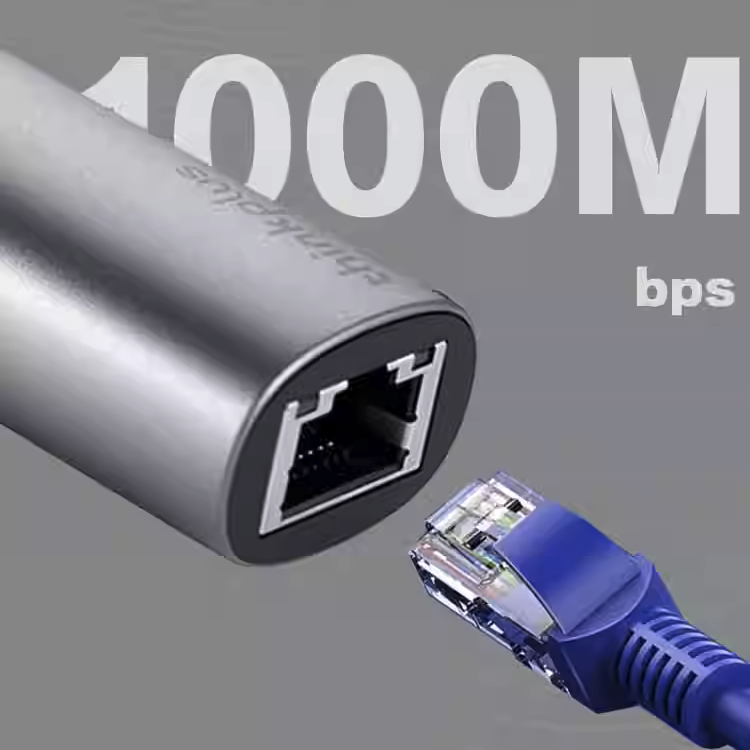 LNV USB Type-C ke LAN RJ45 Ethernet Gigabit 1000Mbps - LRC2