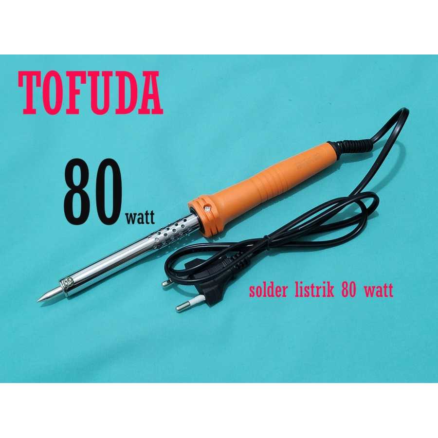 Jual Solder listrik Orange Tofuda 80 Watt soldering iron timah
