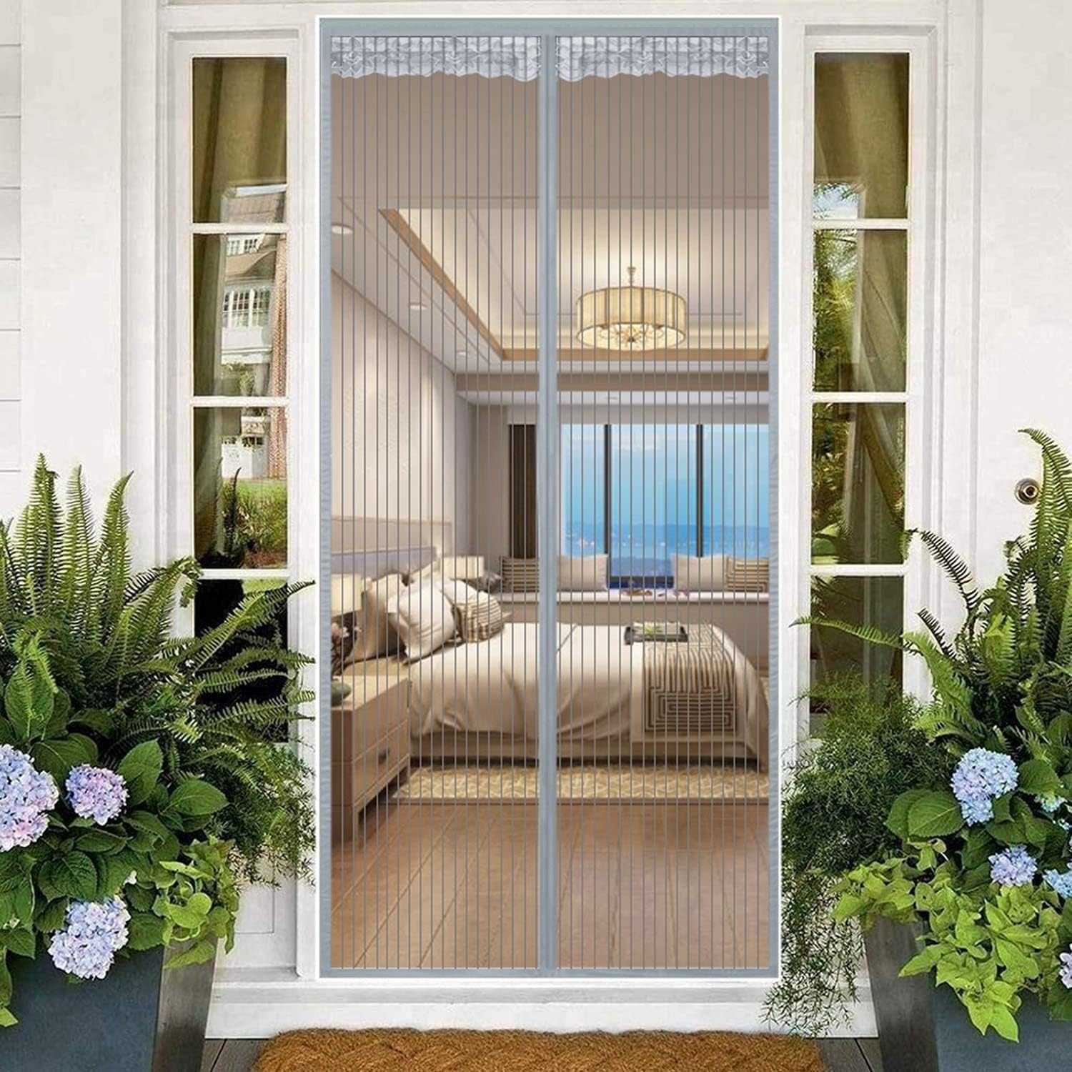 TaffHOME Tirai Pintu Anti Nyamuk DIY Kelambu Magnetic Door - HW121 - Gambar 6