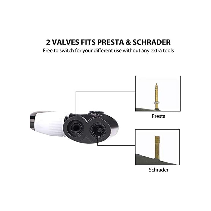 TaffSPORT Pompa Angin Ban Manual Multifunction Air Pump 120 PSI - TF-12