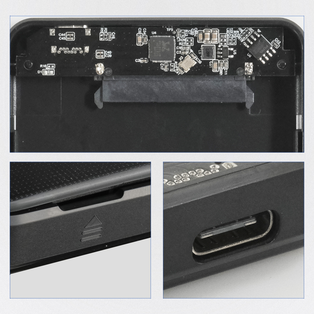 WTZ External HDD Enclosure 2.5 Inch USB Type A to USB Type C 3.1 - WTZ-27