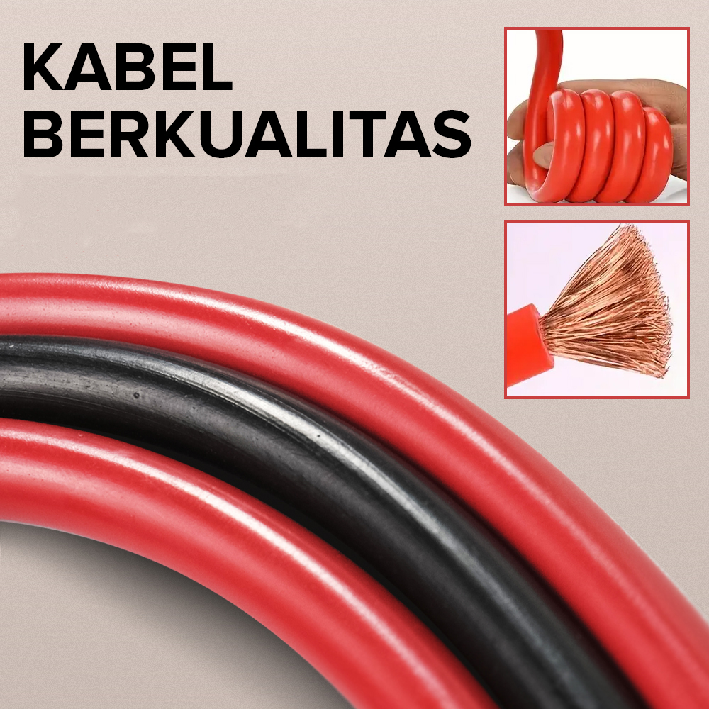 OTOHEROES Kabel Jumper Aki Copper 2mm for Vehicles Under 2000cc 2.8M - D800