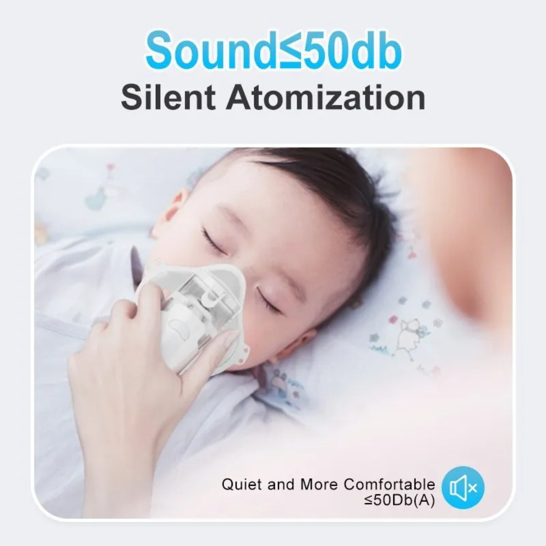 JUSTLANG Alat Terapi Pernapasan Handheld Inhaler Nebulizer Atomizer - N1