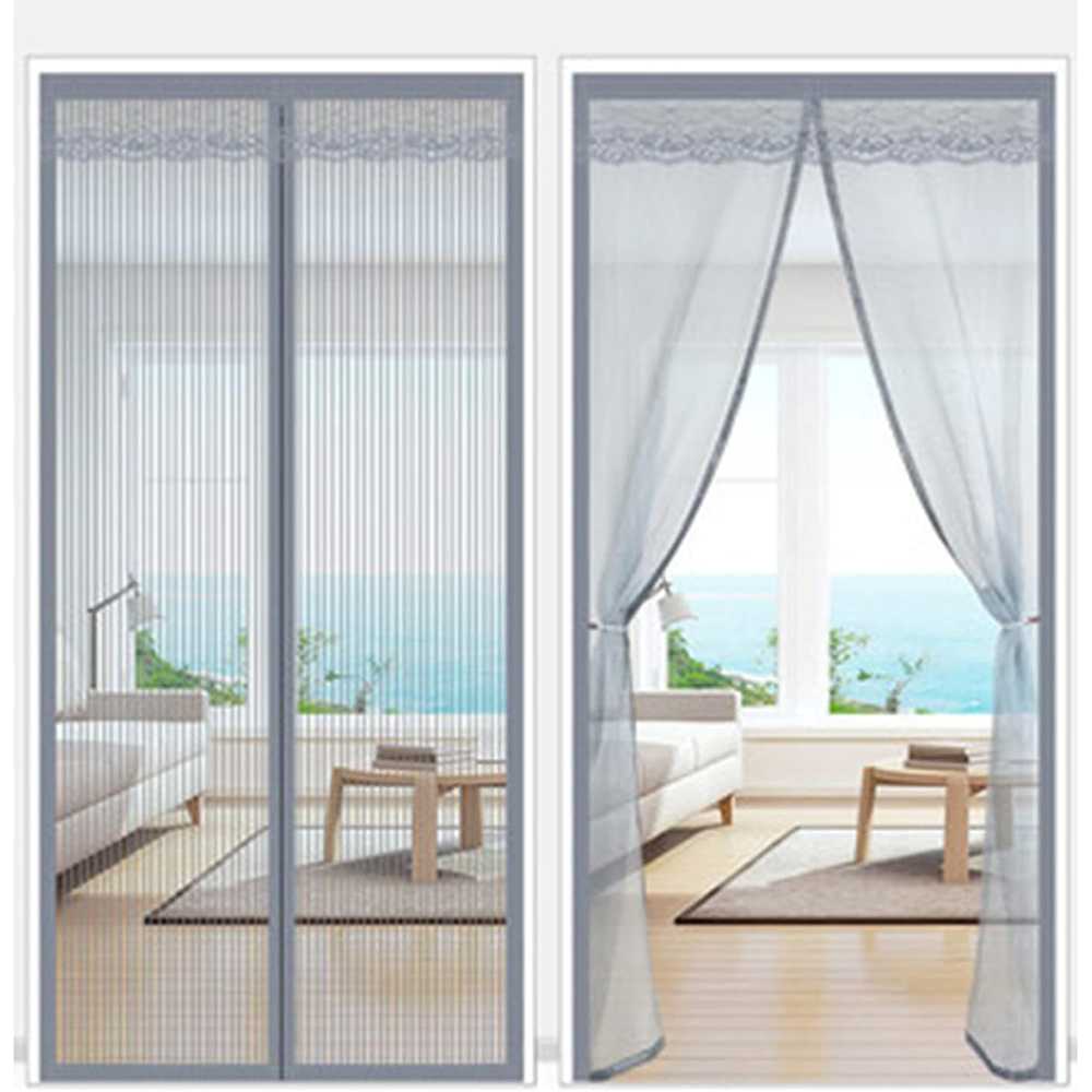 TaffHOME Tirai Pintu Anti Nyamuk DIY Kelambu Magnetic Door - HW121 - Gambar 4