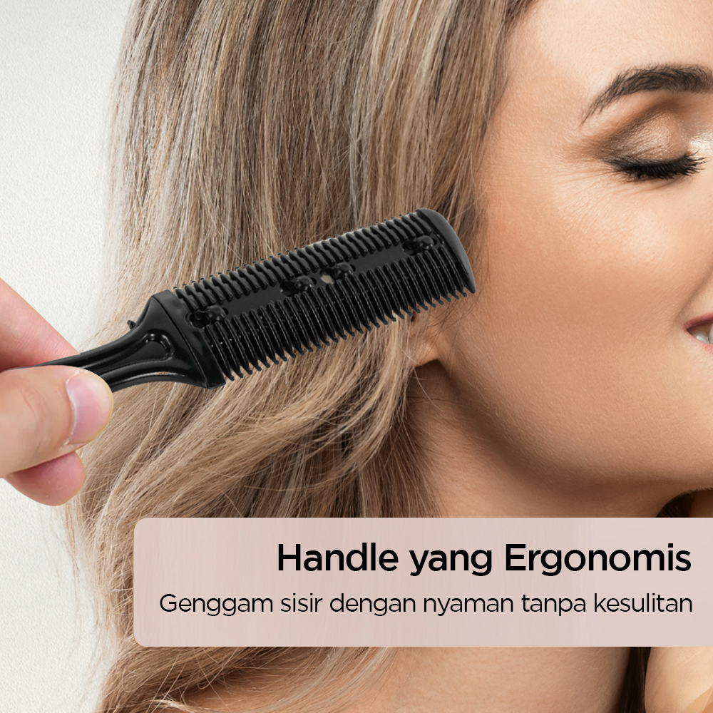 Liang Sheng Sisir Silet Cukur Rambut Sasak Magic Comb Razor - WZ201