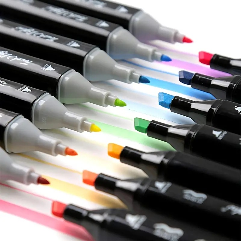 Toddi Spidol Dual Side Fine Art Brush Art Marker Set 120 Warna - CY-006