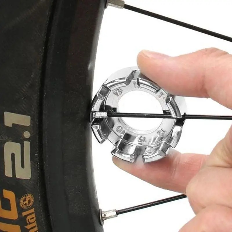 Kunci Pas Jari Roda Sepeda Bicycle Spoke Rim Wrench 8 Way - W805