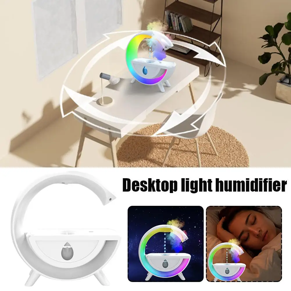 GFORMA Air Humidifier Mini Ultrasonic Diffuser RGB Anti Gravity 350ml - T00K8