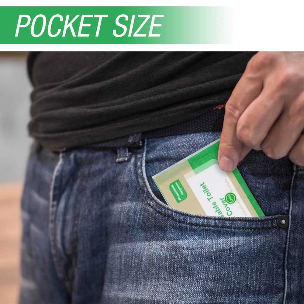 TaffHOME Cover Dudukan Toilet Disposable Seat Cover 5 Pack - IF1 - Gambar 4