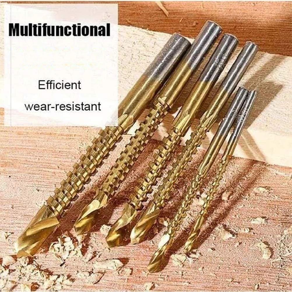 DEKO Mata Bor Power Drill Bits HSS Steel 3-8mm 6 PCS - DW1369