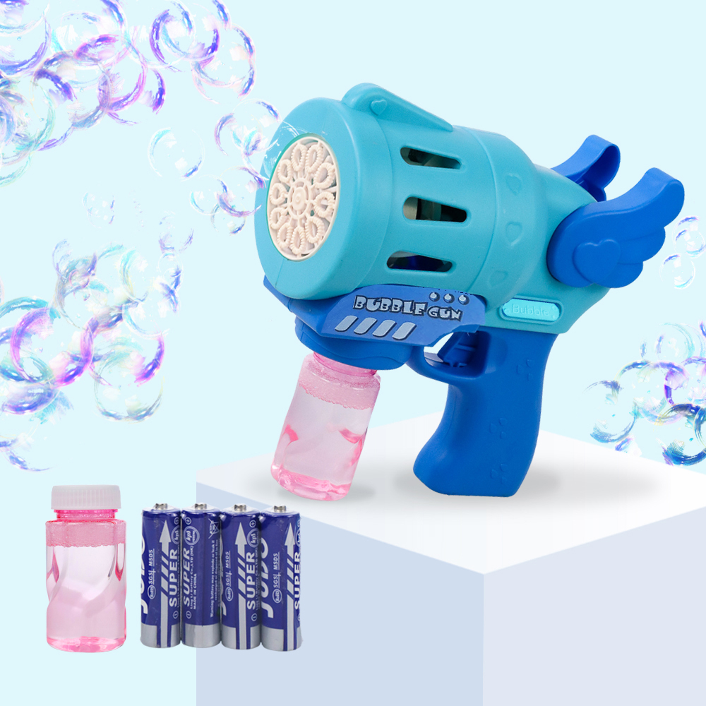 IKAUOIE Mainan Gelembung Sabun Bubble Gun Water Machine 5 Hole - RC837