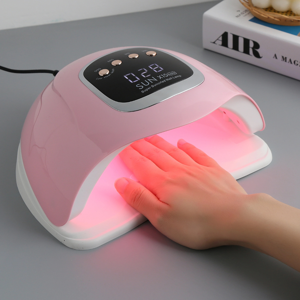 SUN Pengering Kutek UV Lamp Nail Dryer Sensor LCD Display - X15 Max