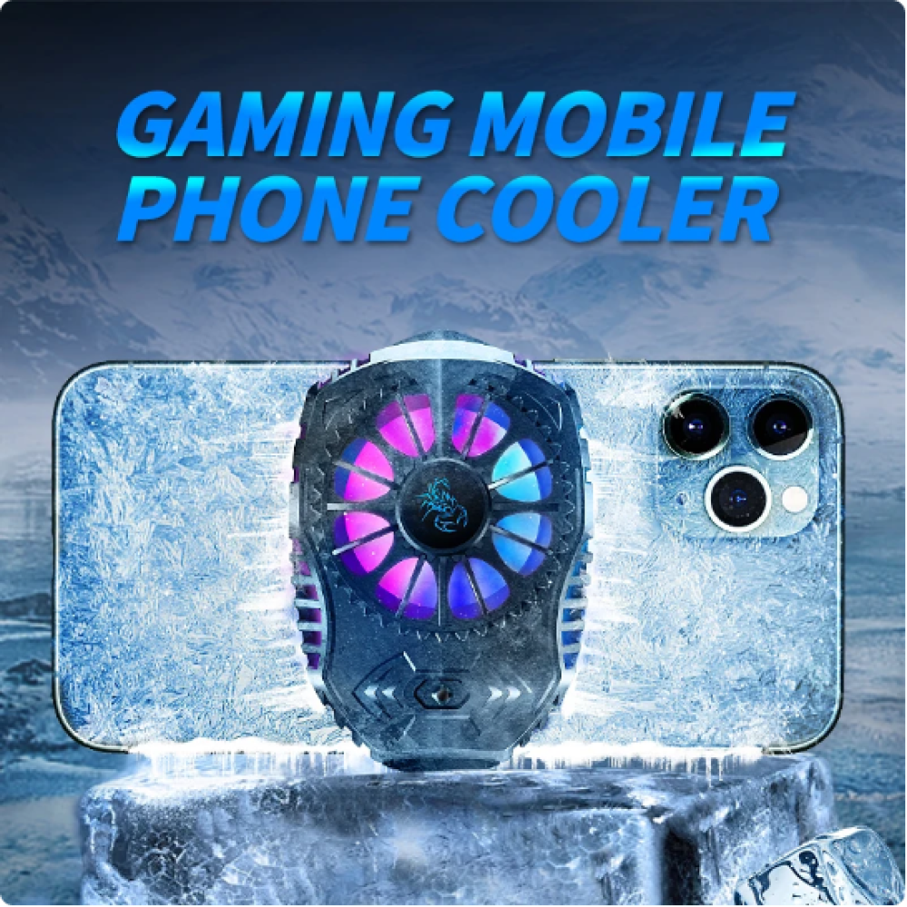CoolCold Smartphone Cooling Fan Kipas Pendingin HP Gaming RGB - G4