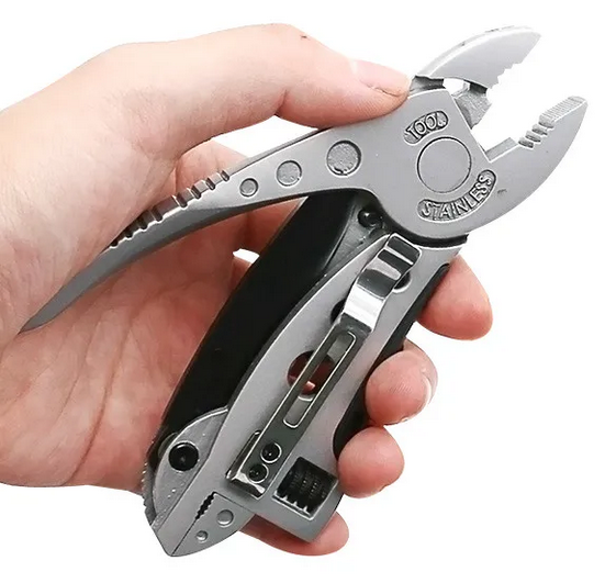 KNIFEZER Kunci Pas Swiss Army Knife Wrench Plier EDC Multifungsi - MPG05