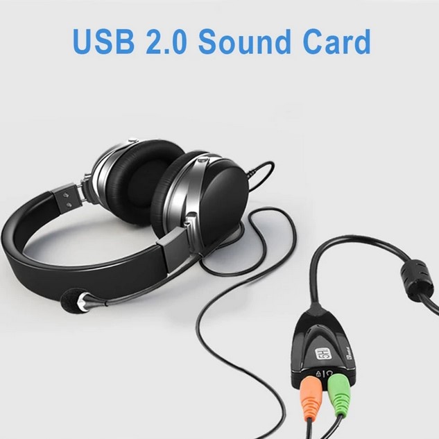 Soundcard USB Virtual 7.1 Channel dengan Chipset China - 5Hv2