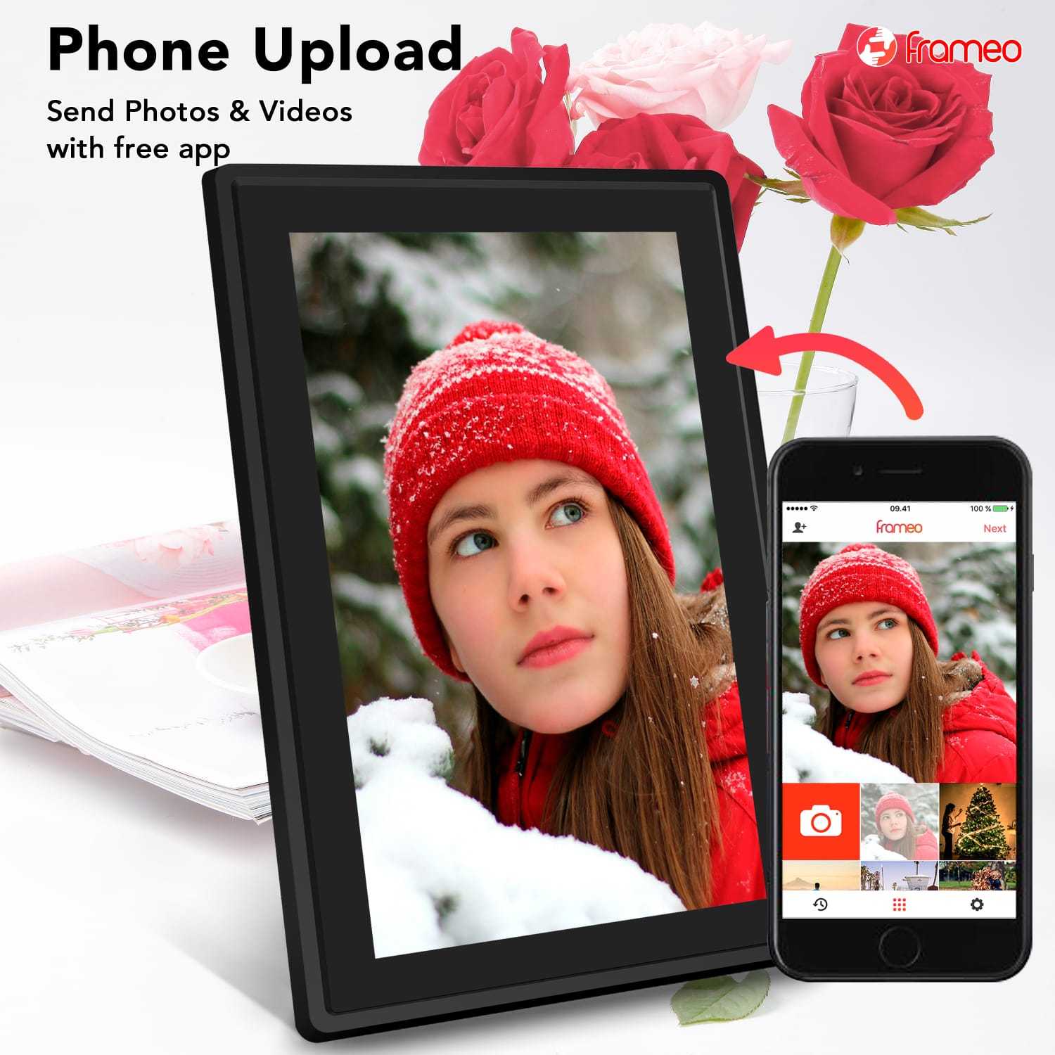 Jual Frame Digital 10.1 Inch WiFi Touchscreen Digital Photo