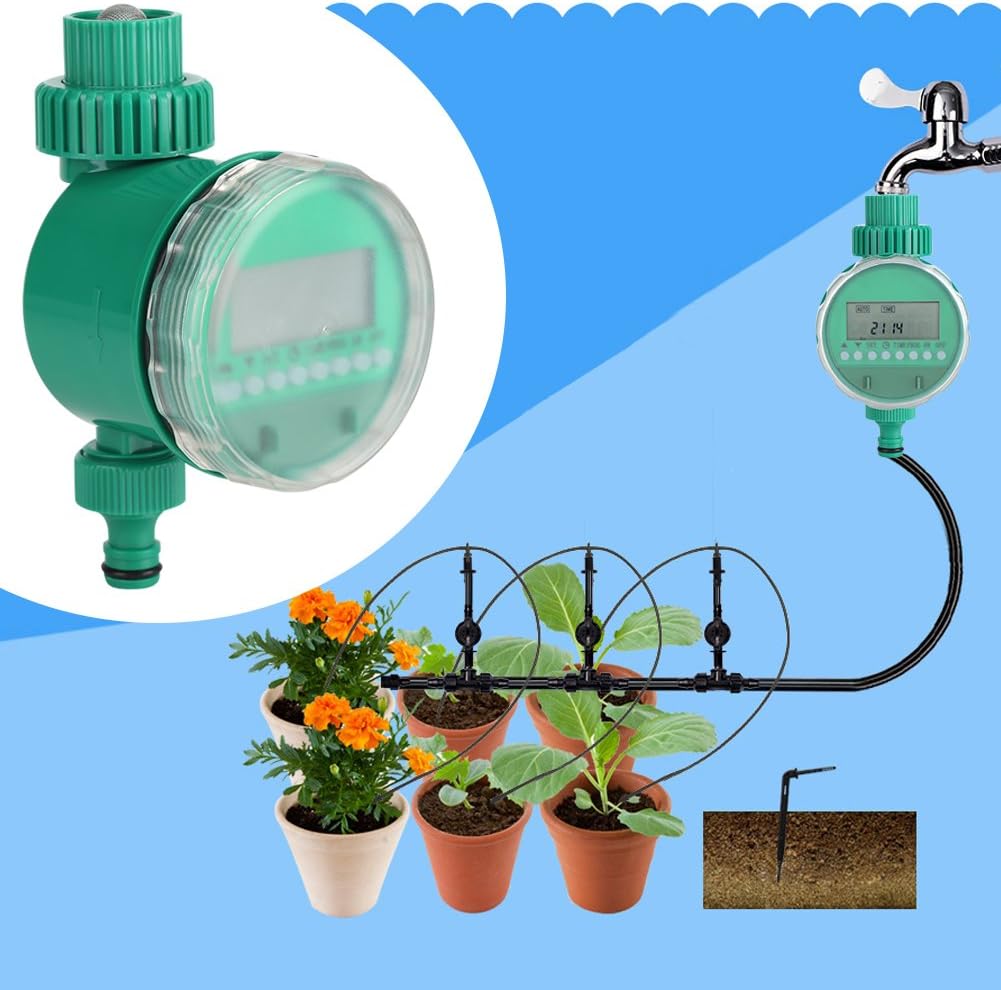 AQUALIN Timer LCD Irigasi Air Taman Otomatis - 21026