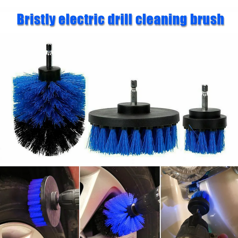 MSHIER Kepala Sikat Bor Elektrik Power Cleaning Head 3 PCS - DB003