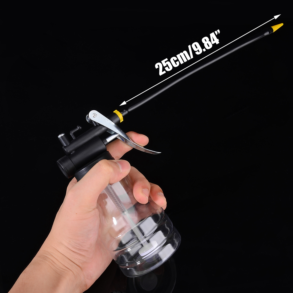 OTOHEROES Botol Minyak Pelumas Semprotan Oil Grease Gun Long Nozzle - Q001