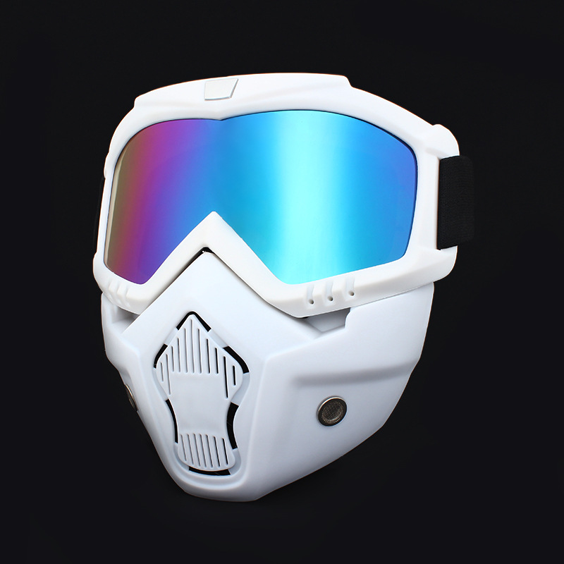 SYSTECH Kacamata Helm Motor Goggles Mouthpiece UV400 Windproof - DH-161