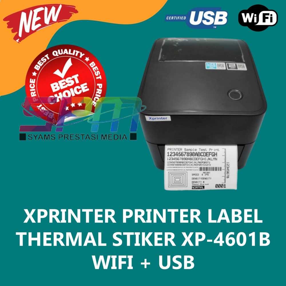 Jual XP4601B XP4601B WIFI + USB PRINTER XPRINTER BARCODE LABEL