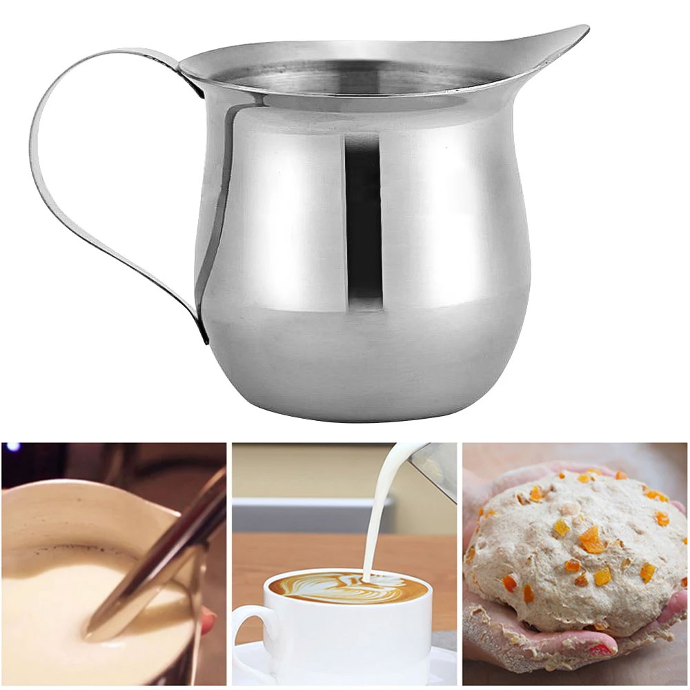 HOUSEEN Gelas Milk Jug Latte Art Espresso Cappuccino Stainless Steel - DL060