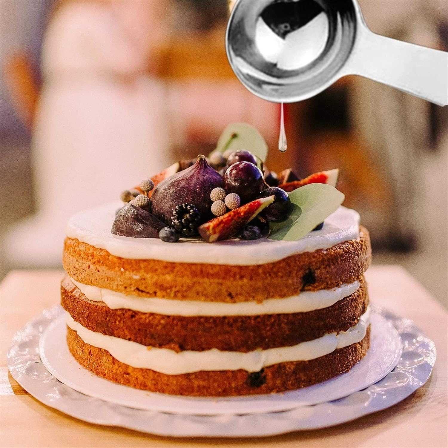 TaffHOME Sendok Takar Set Stainless Steel Measuring Spoon 5 PCS - S300 - Gambar 3