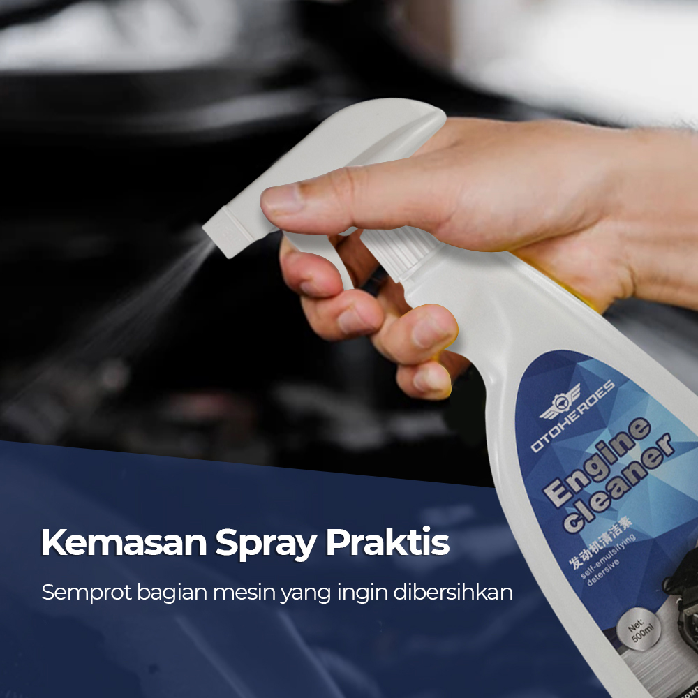 OTOHEROES Pembersih Karat Kerak Mesin Mobil Motor Engine Cleaner 500ml - EC50