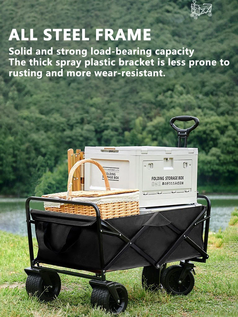 PRODX Troli Barang Lipat Cart Camp Picnic Portable 6 Inch Tank Wheel - PRO-10