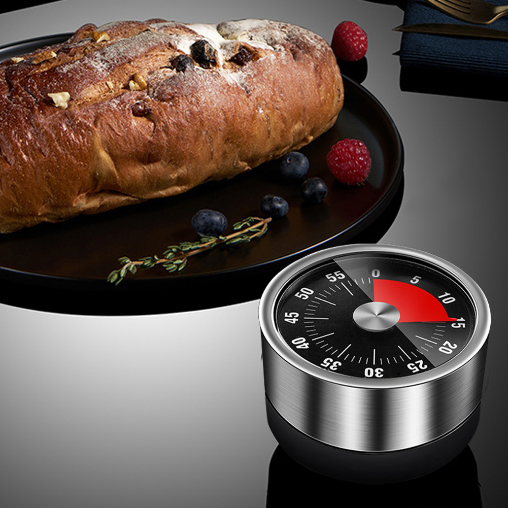 TaffHOME Timer Masak Dapur Mechanical Magnetic Kitchen Countdown - QR-60