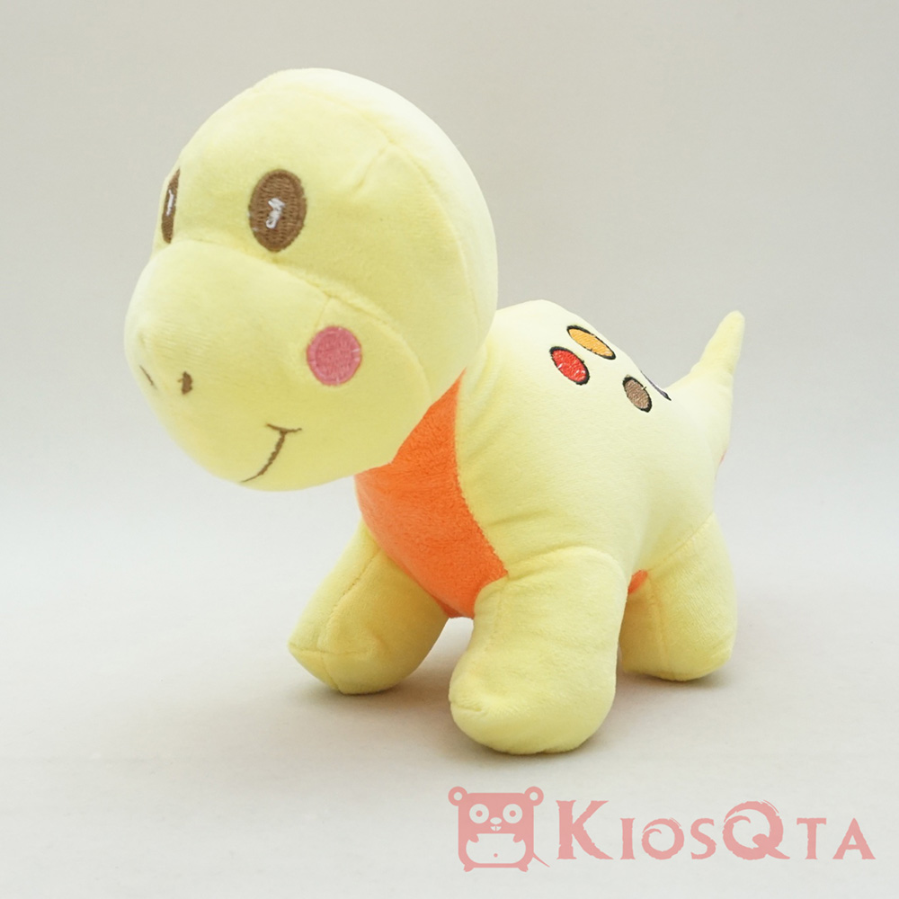 boneka dinosaurus cute baby dino totol standing kuning small