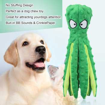 RARY Mainan Anjing Gigit Bunyi Squeaky Dog Toy Octopus Plush - RR24