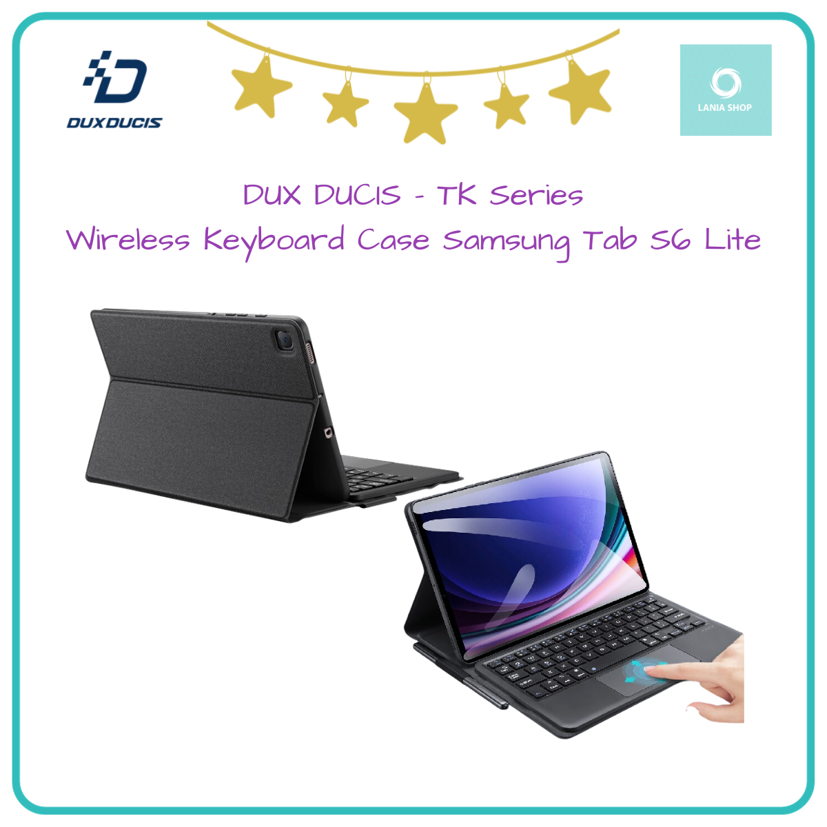 Jual DUX DUCIS TK Series Wireless Keyboard Case Samsung Tab
