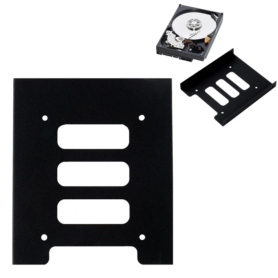 HSEN Bracket Mounting Kit Untuk HDD/SSD 2.5 Inch ke 3.5 Inch Aluminium - WSE091