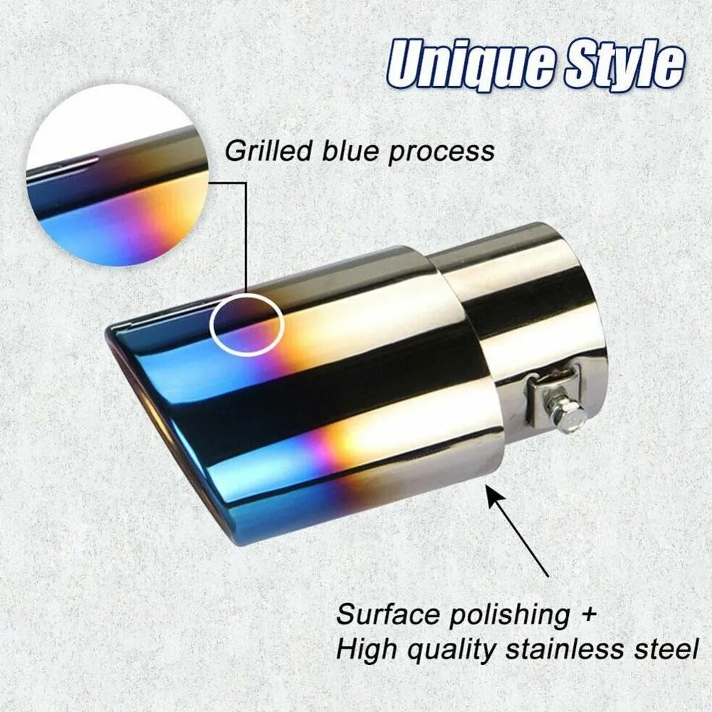 KAYROKE Cover Knalpot Mobil Modifikasi Muffler Cutter Burn Tailpipe - KAY-14