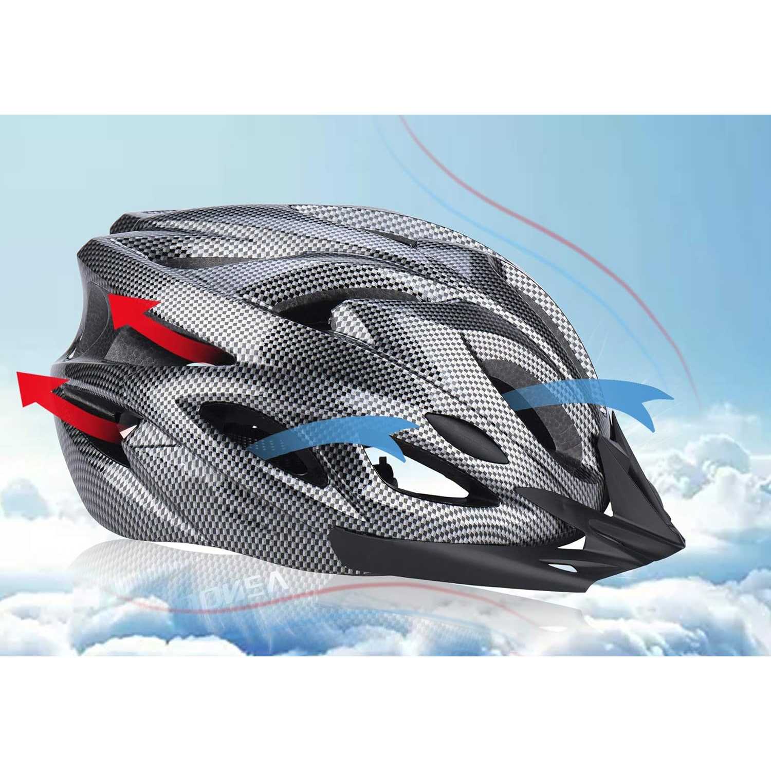 TaffSPORT Helm Sepeda Bicycle Road Bike Helmet EPS PVC 18 Air Vent - X40 - Gambar 4