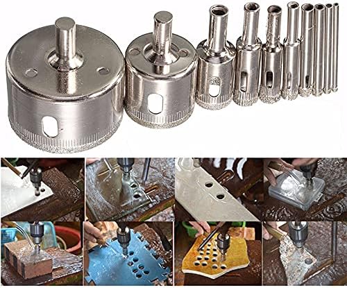 Taffware Mata Bor Diamond Coated Hole Saw Drill Bit 6mm-50mm 15 PCS - GJ0105