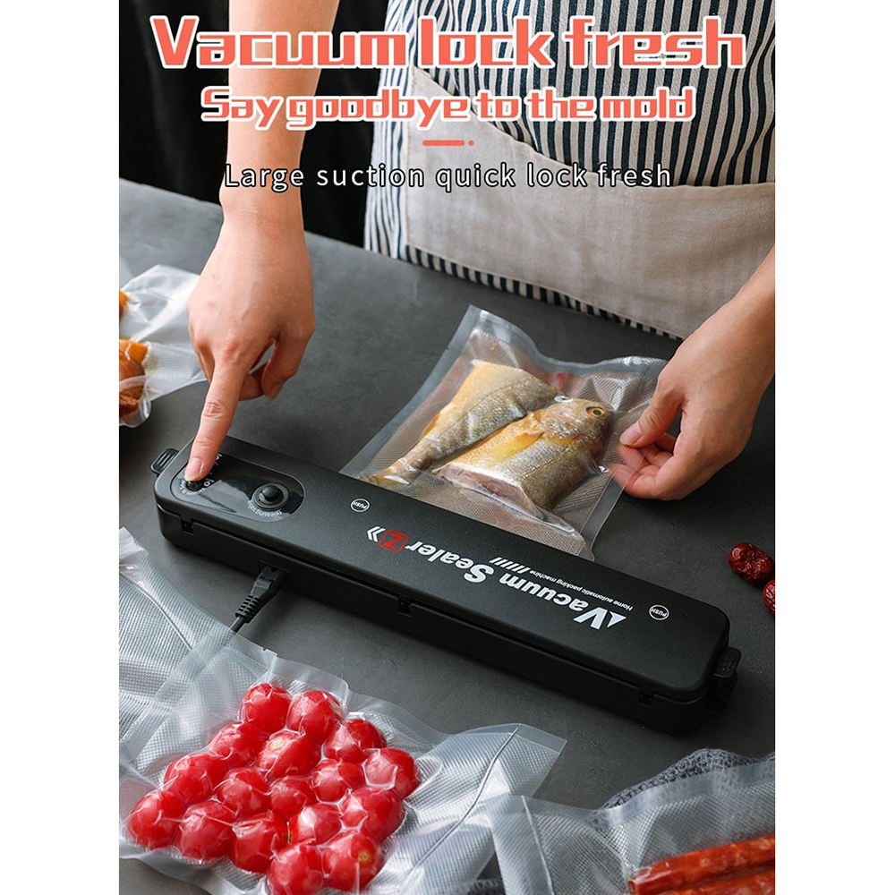 VOCORY Alat Vakum Makanan Vacuum Sealer Packaging Machine with Bag - ZKFK-001