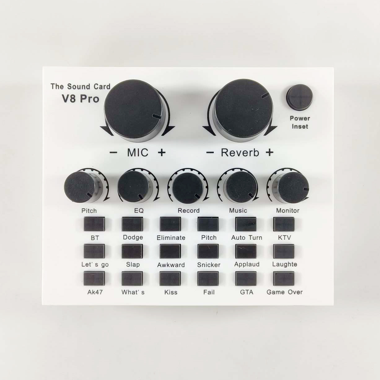 Vixsound Mixer Audio External Sound Card Bluetooth Effect Board - V8 Pro