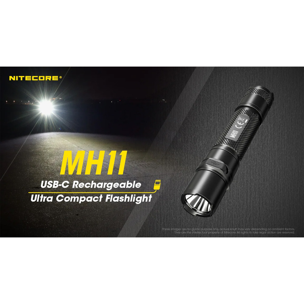 NITECORE Senter LED CREE XP-L2 V6 Tactical Waterproof IP68 1000lm - MH11