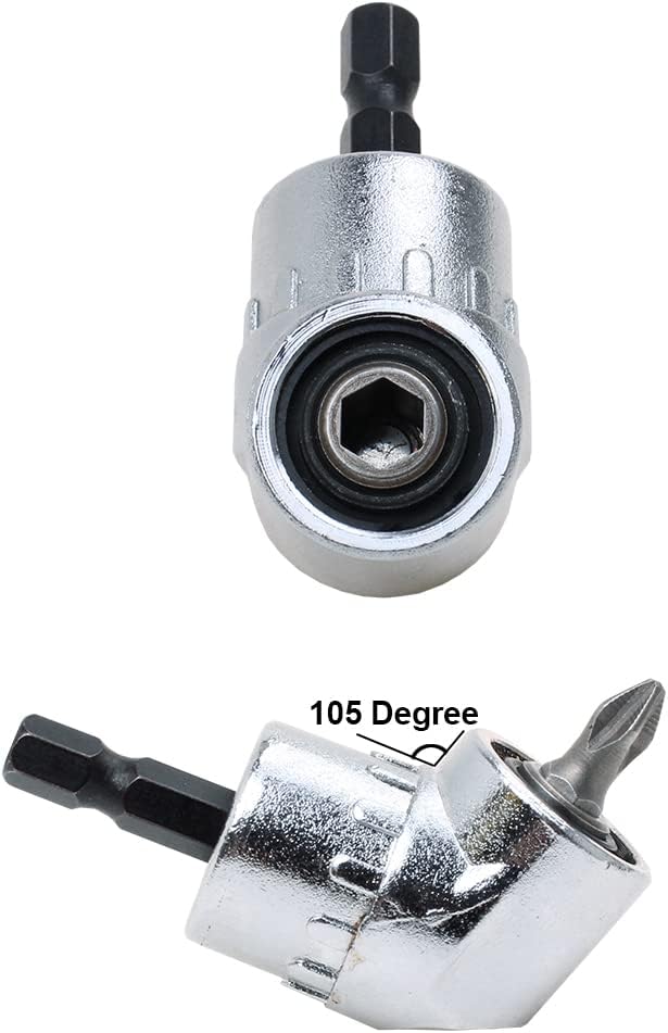 Drill Extension L-Shape Hex Bit Socket Ekstensi Mata Bor 1/4 Inch - 105