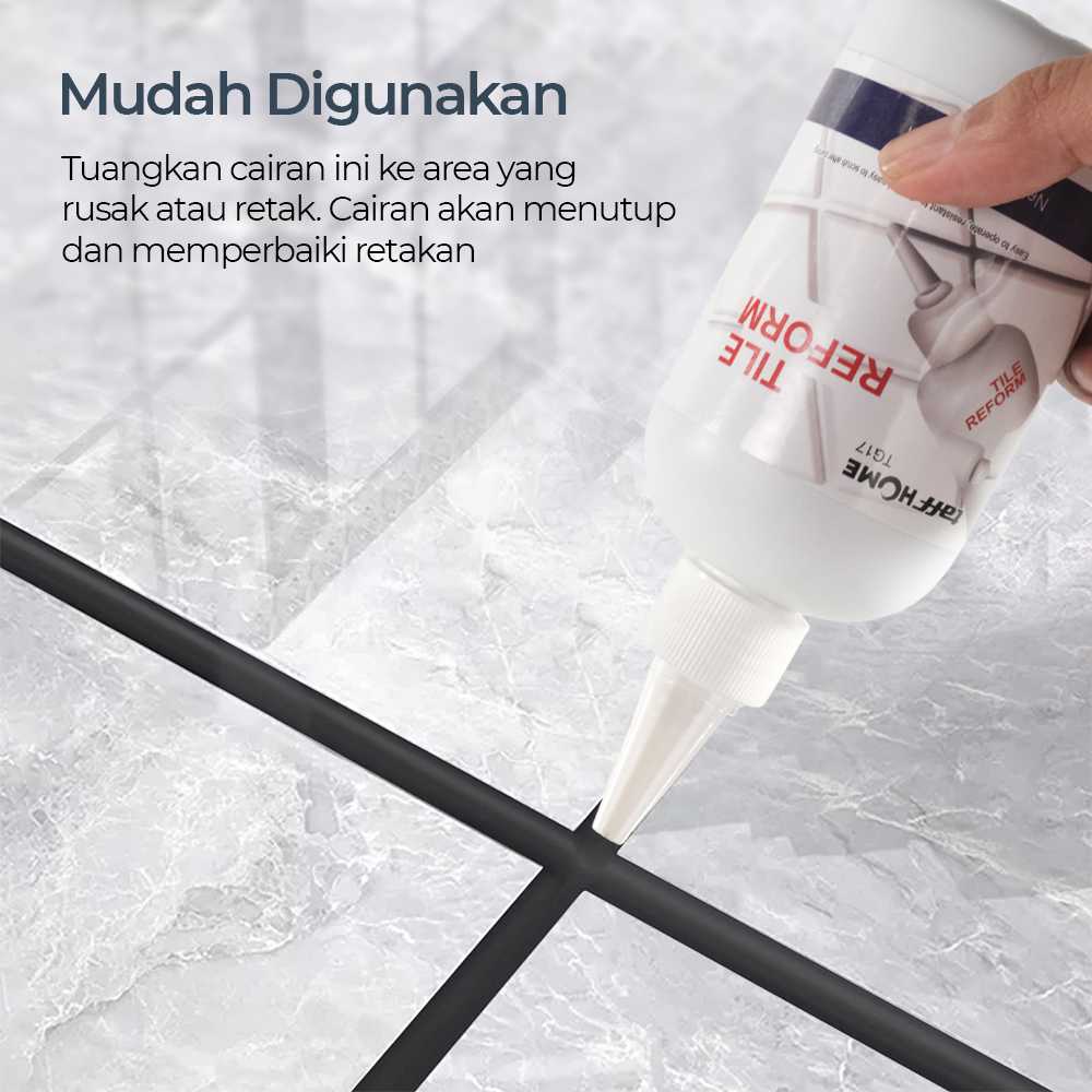 TaffHOME Lem Keramik Multifungsi Celah Ubin Tile Gap Sealant 280ml - TG17 - Gambar 2
