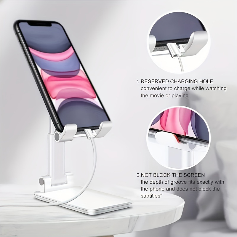 Dawndesslo Universal Smartphone Folding Desktop Holder Stand 4-6 Inch - 0011
