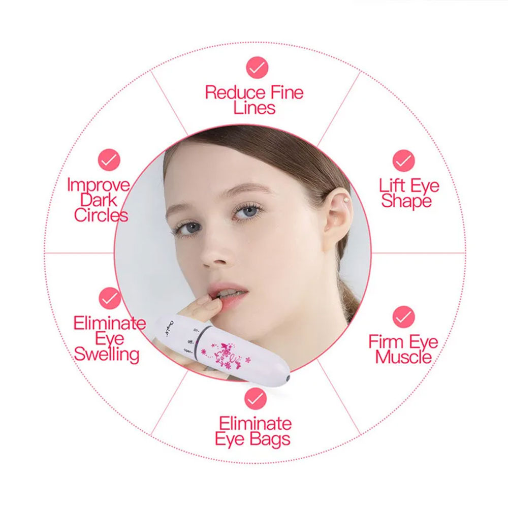 Biutte.co Pena Pijat Mata Face Lift and Eye Mini Massage Pen 0.5W - Mini 208